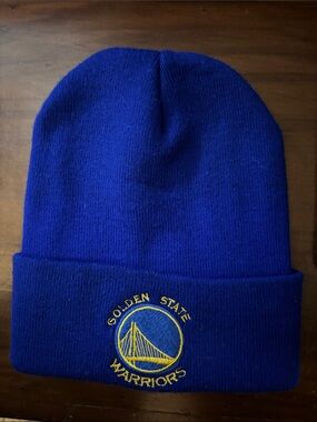 Golden State Warriors Royal Blue Cuffed Beanie